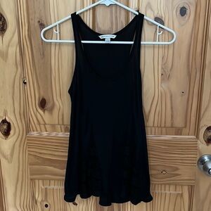 American Eagle Outfitters Black Lace Tank Top